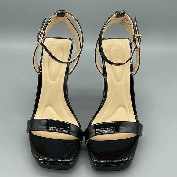 NEW Jessica Simpson Women’s Adonia Ankle Strap Platform Sandals Black Size 6M - Picture 3 of 10